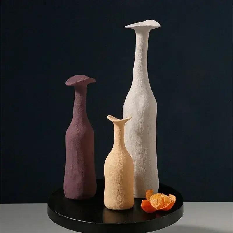 Earthy Textured Ceramic Vase