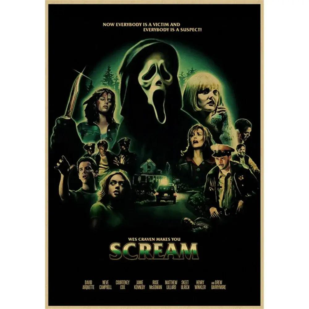 Horror Movie Wall Art