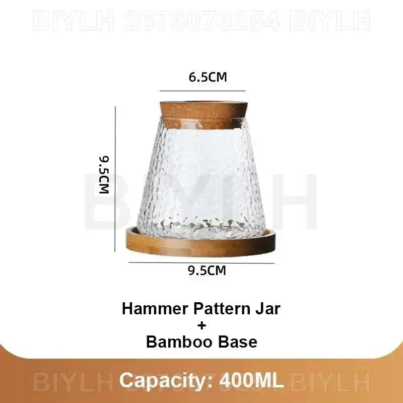 Glass and Wood Planters