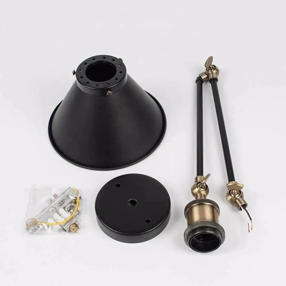 Black Plug Wall Sconce