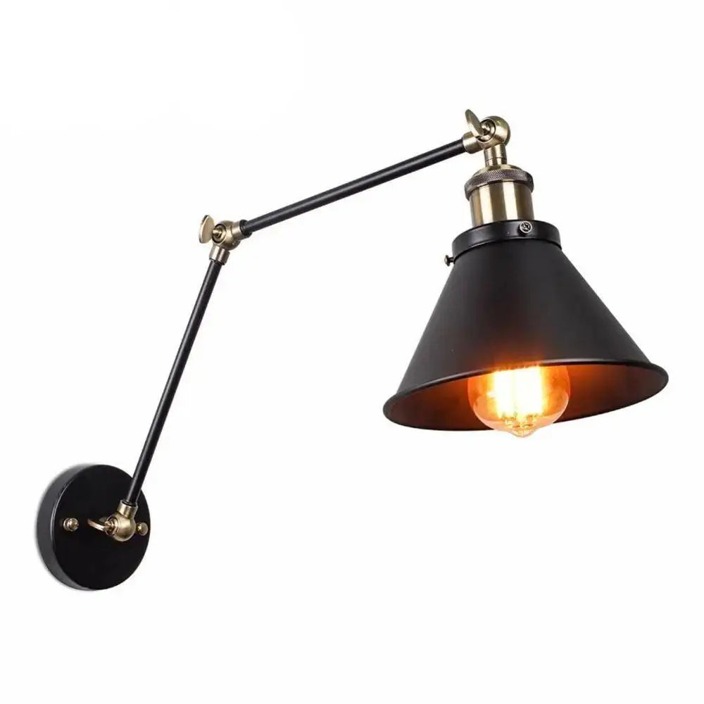 Black Plug Wall Sconce