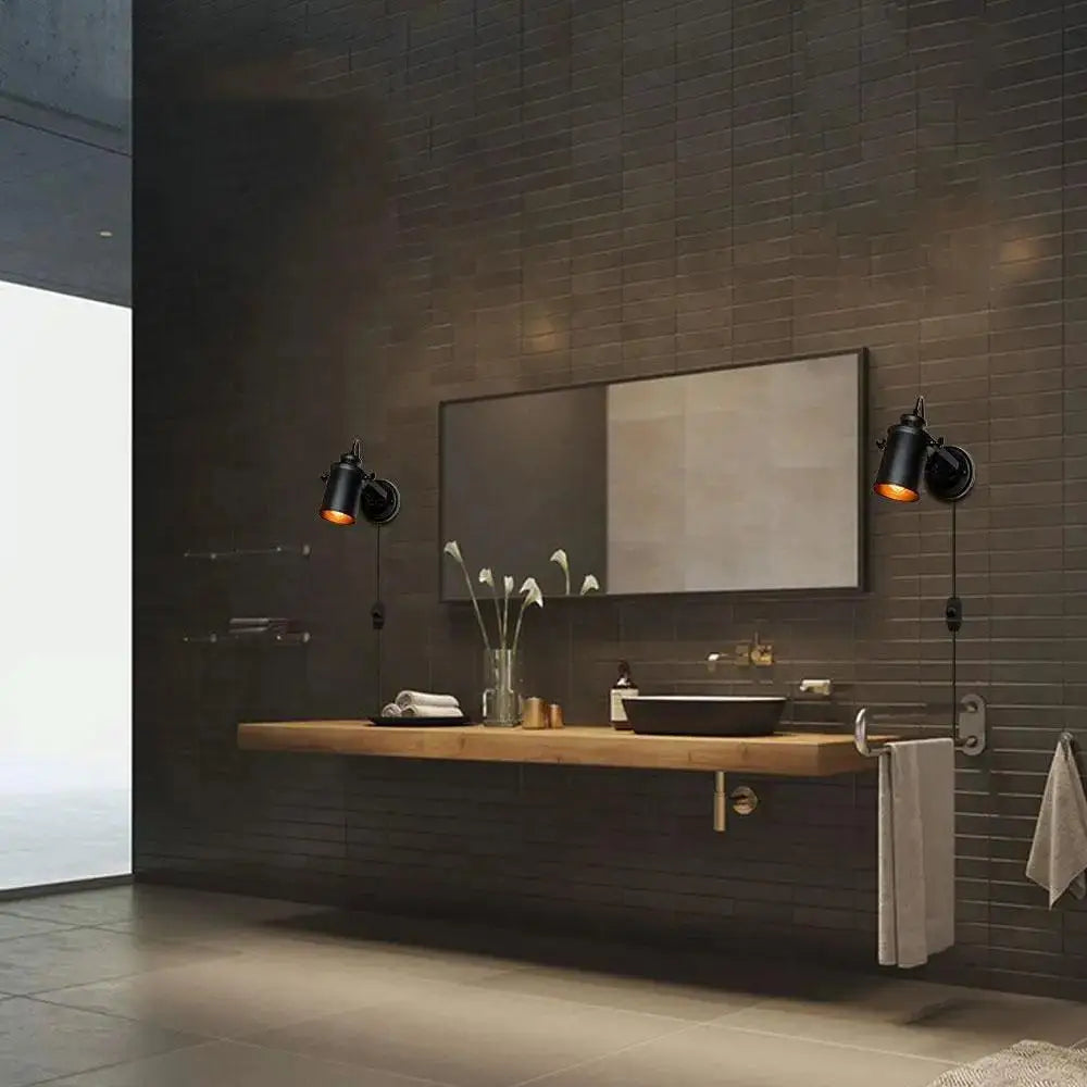 Black Gold Wall Sconce