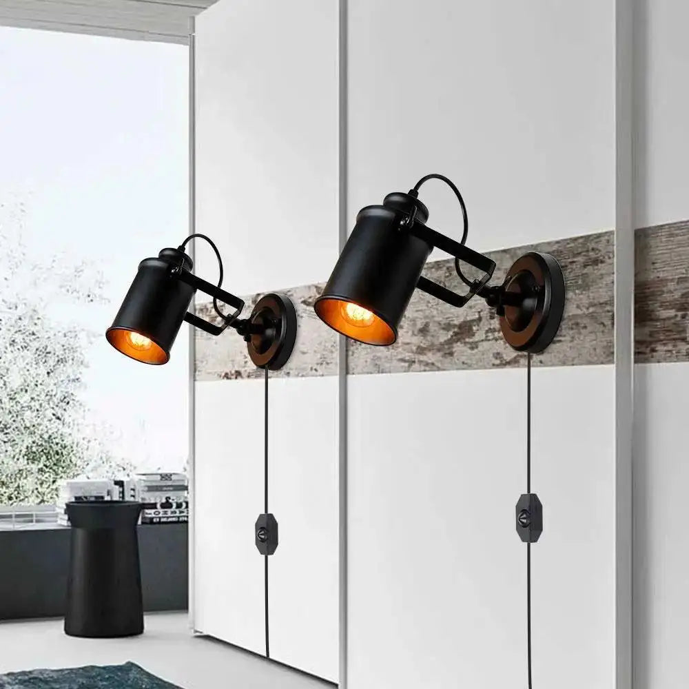 Black Gold Wall Sconce