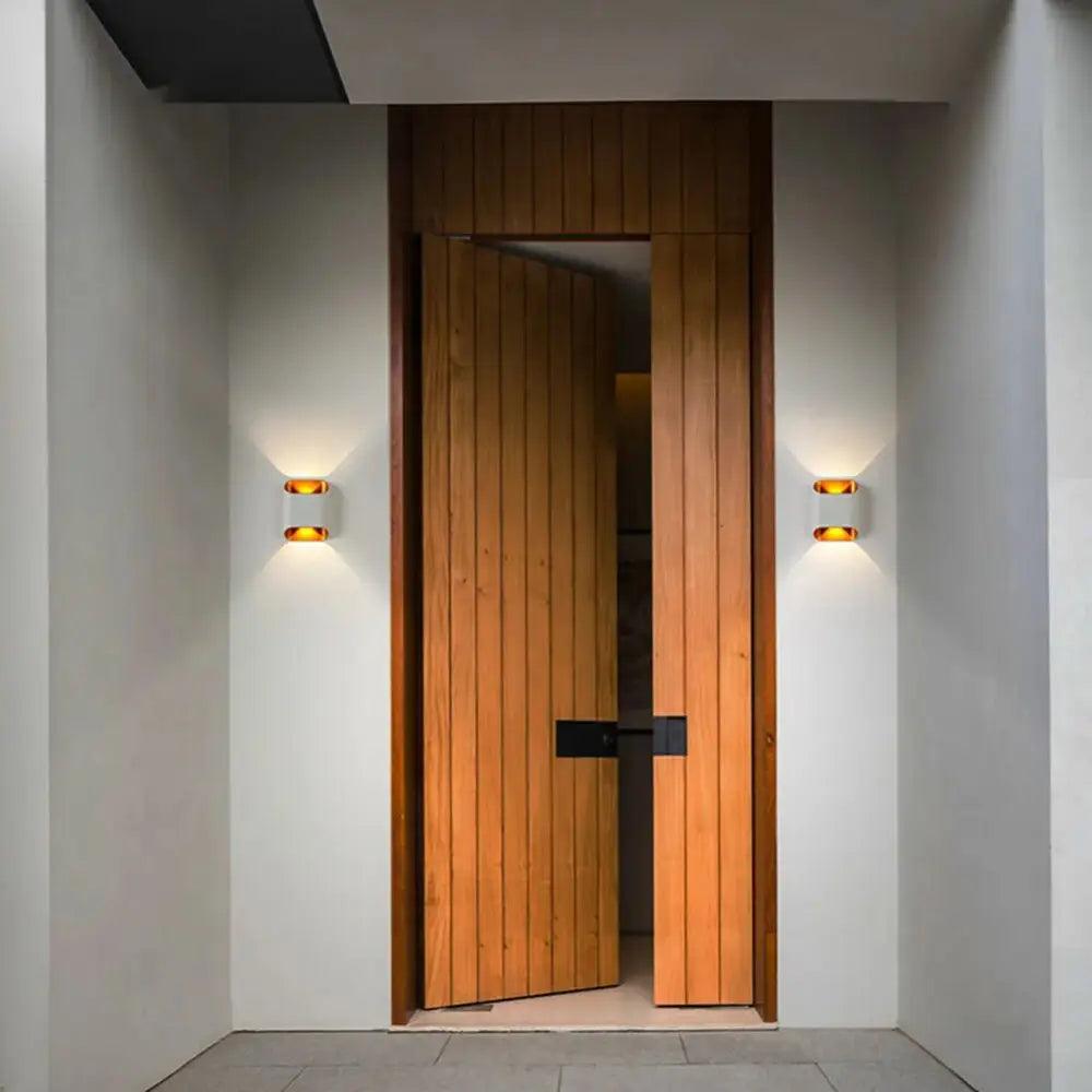 Black Gold Outdoor Sconce