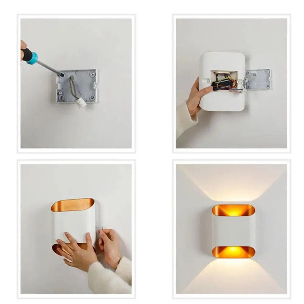 Black Gold Outdoor Sconce