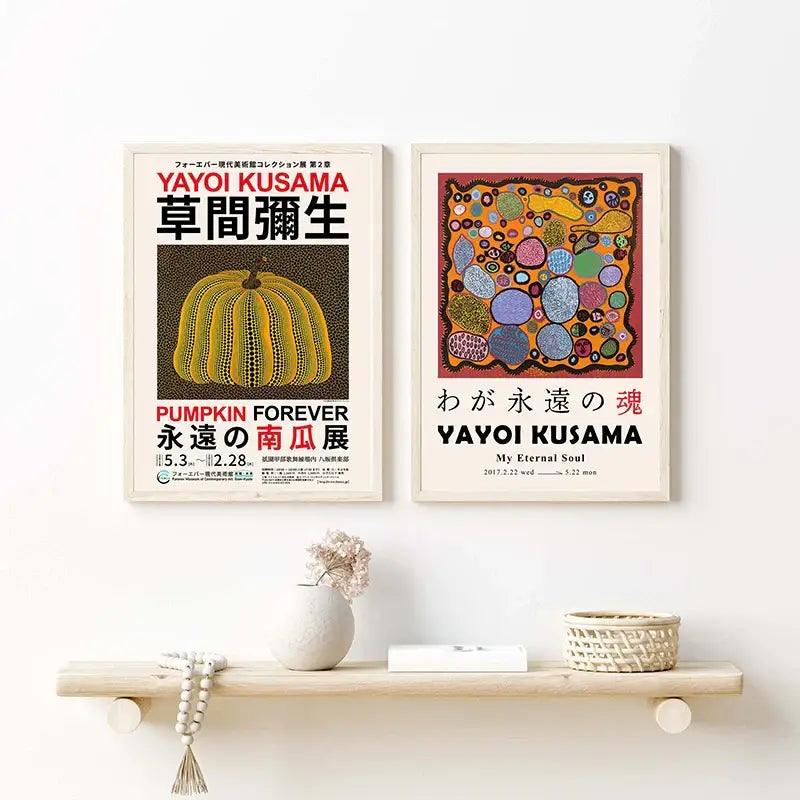 Japanese Abstract Canvas Poster