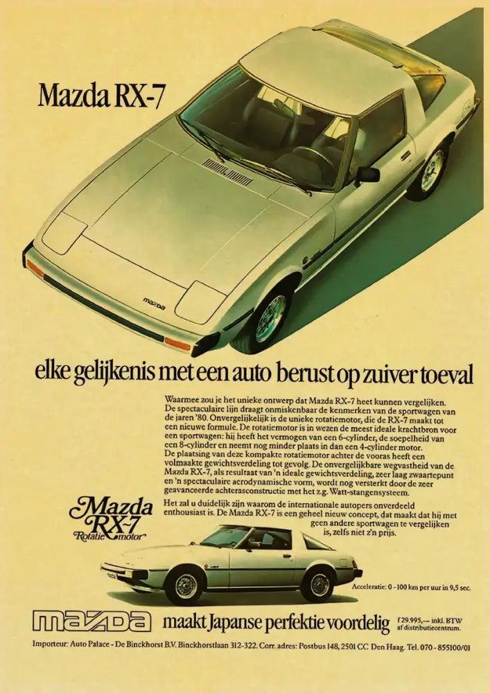 Retro Racing Car Poster