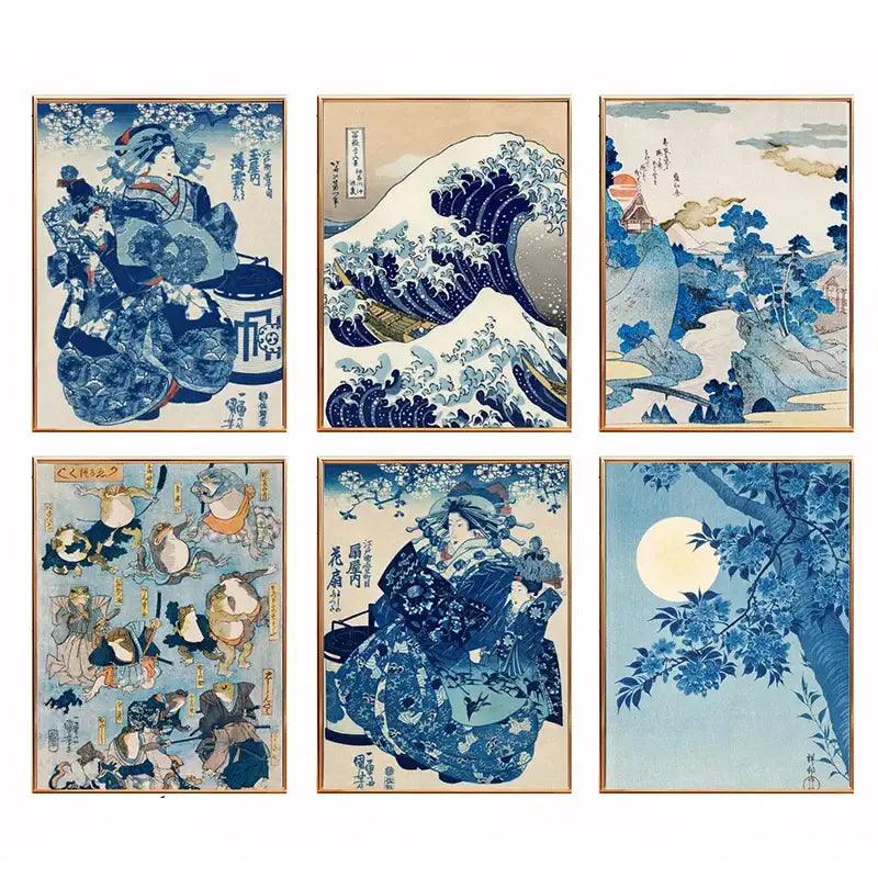 Blue Waves Wall Art