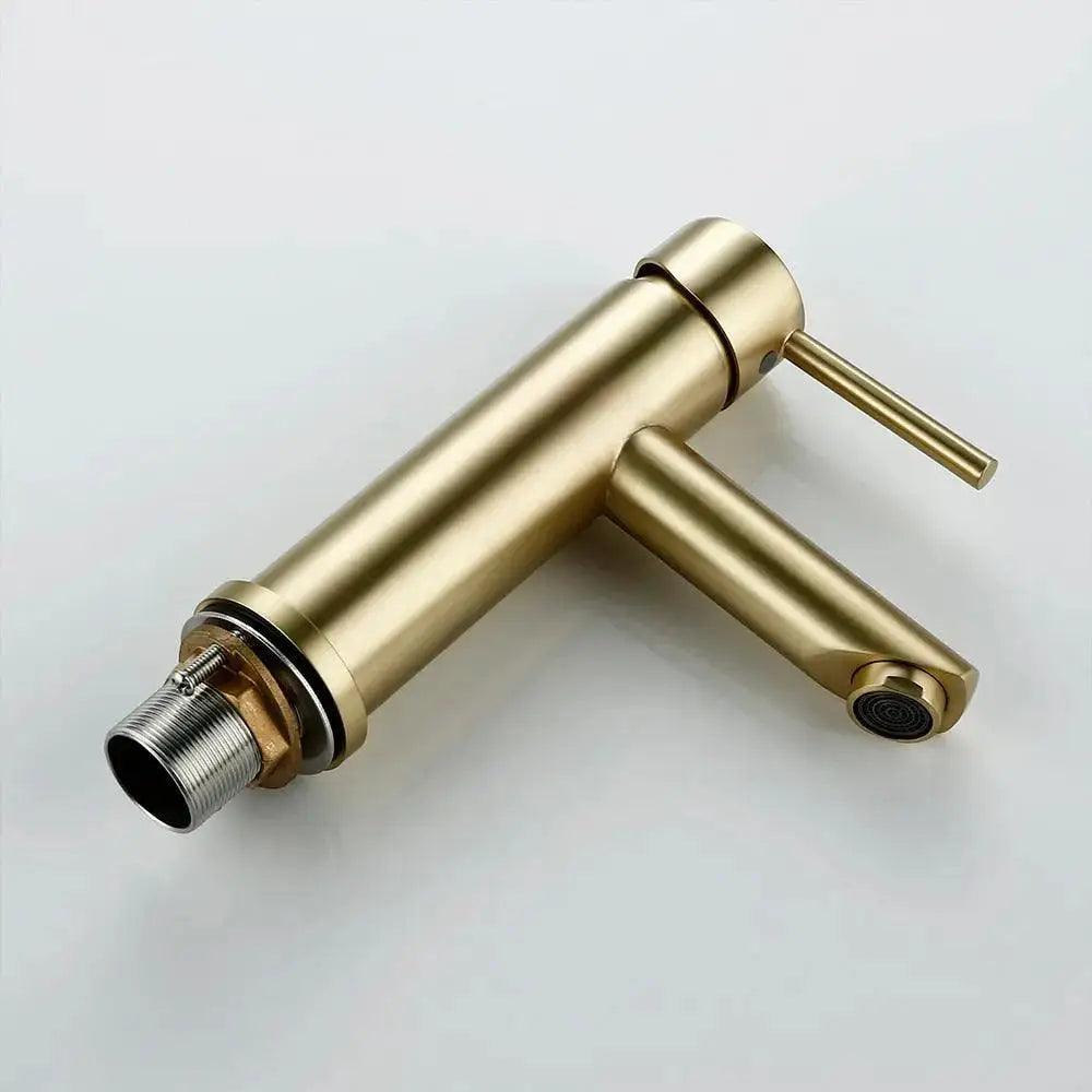 Brushed Gold Bathroom Faucet