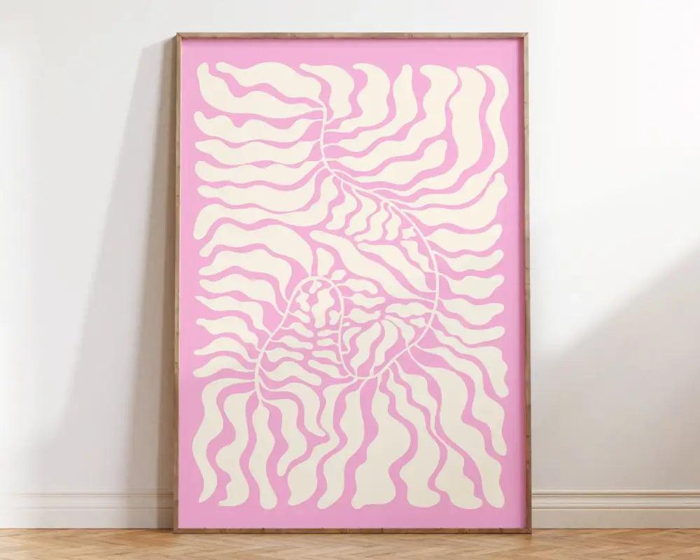 Pink Jazz Exhibition Poster