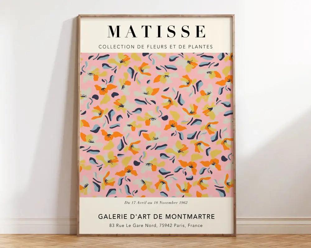 Pink Seaweed Framed Poster
