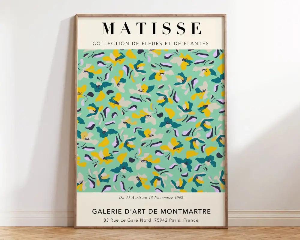 Yellow Matisse Floral Print