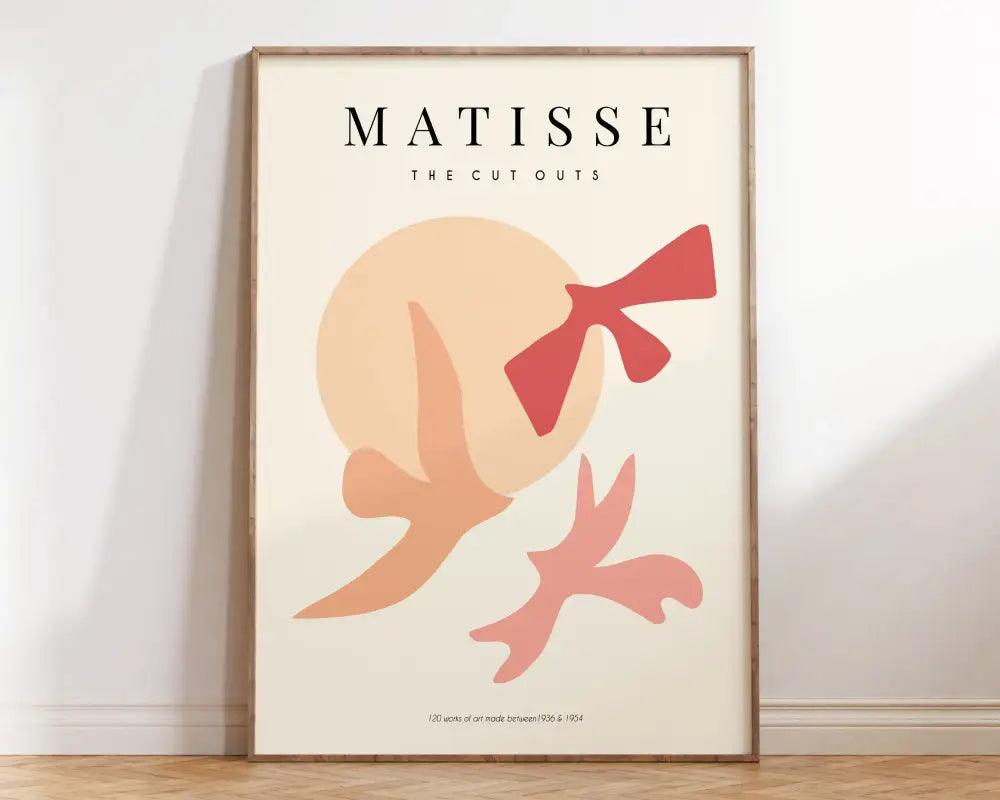 Blue Floral Canvas Poster