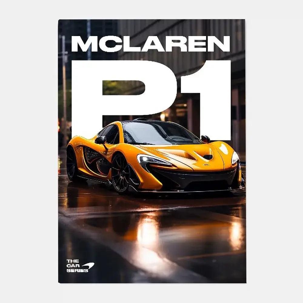 Silver Sports Car Poster