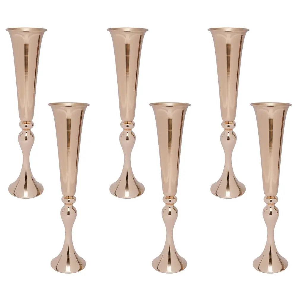 Gold Metal Vase Stand