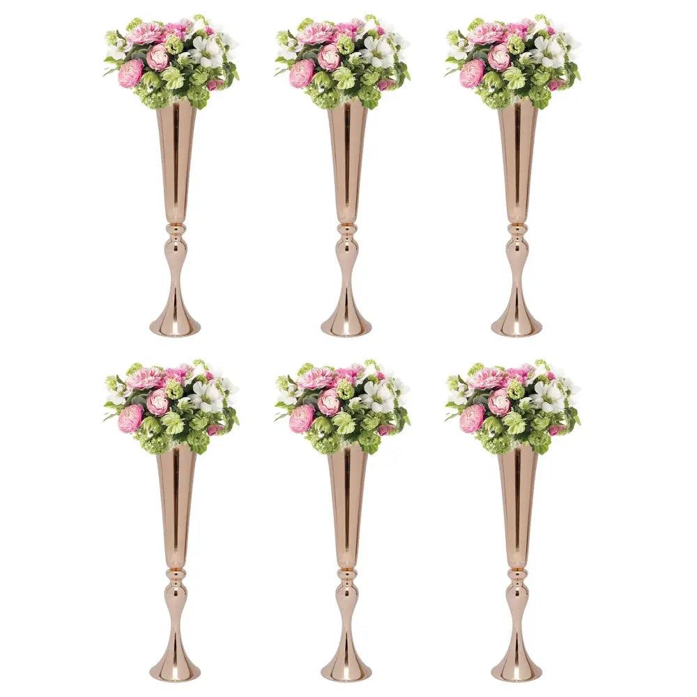 Gold Metal Vase Stand