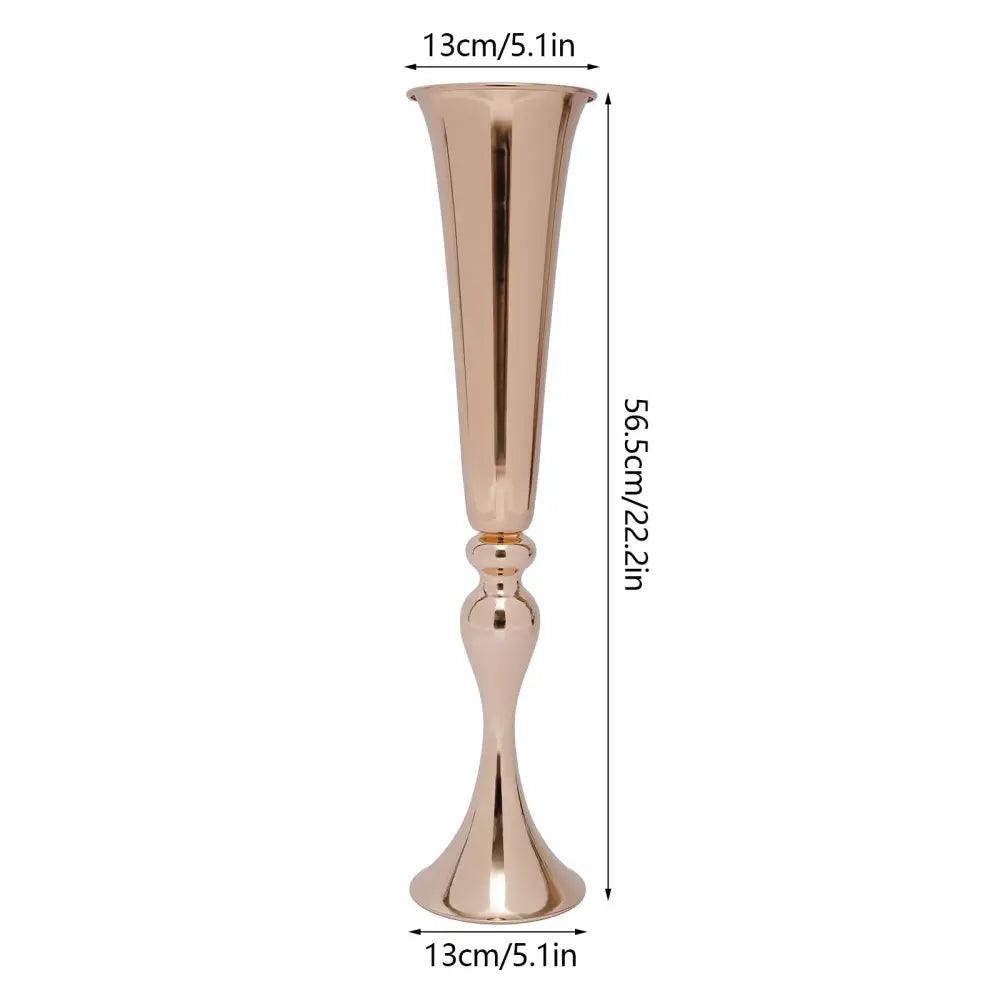 Gold Metal Vase Stand