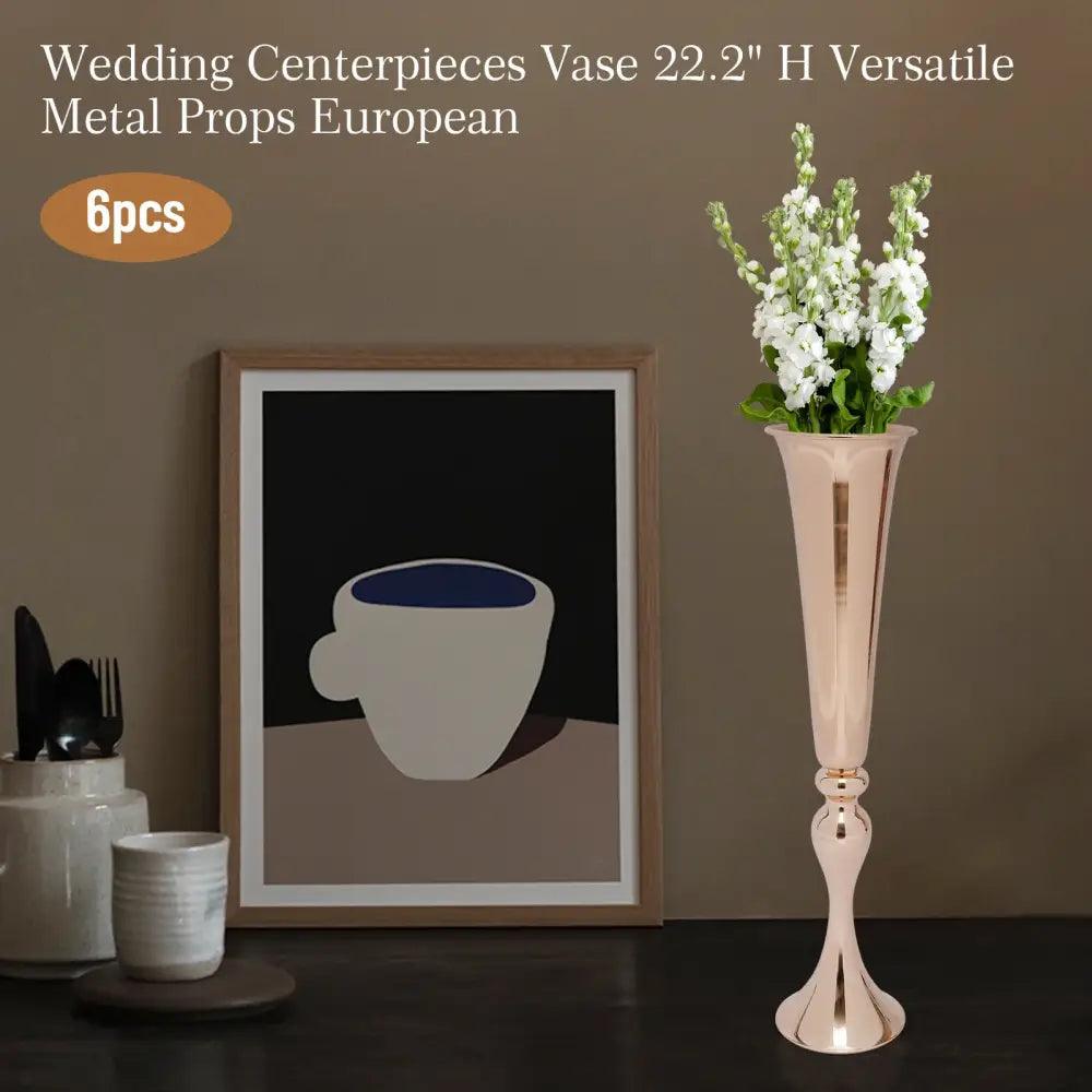 Gold Metal Vase Stand