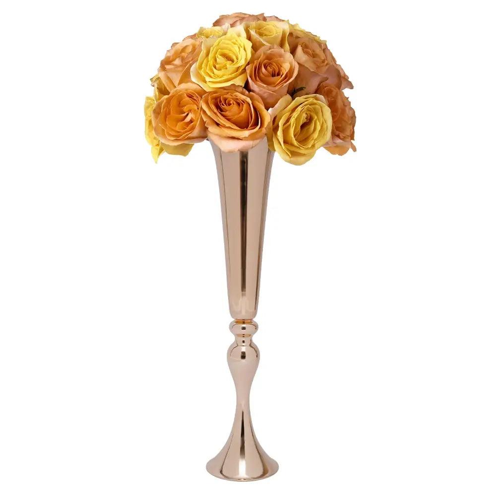 Gold Metal Vase Stand