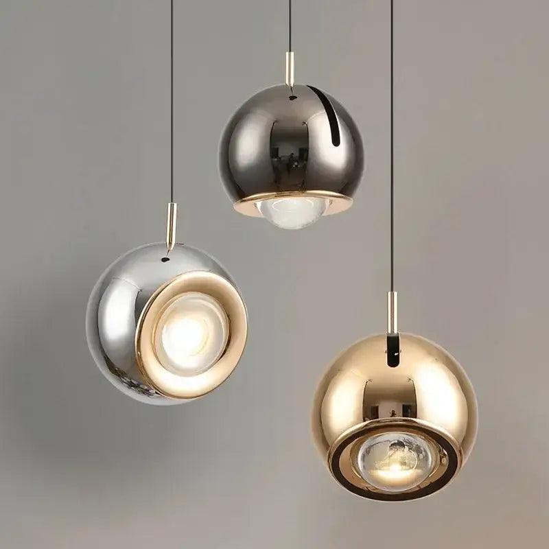 Gold Silver LED Pendant