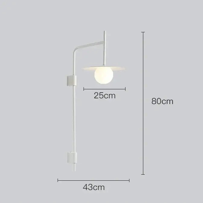 Black Disc Wall Sconce