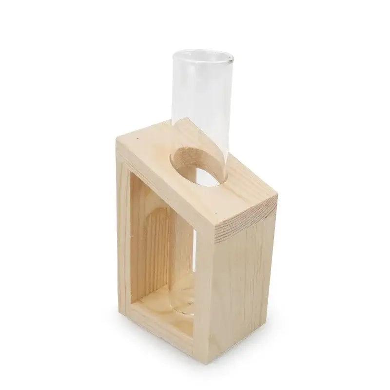 Glass Test Tube Vase Trio