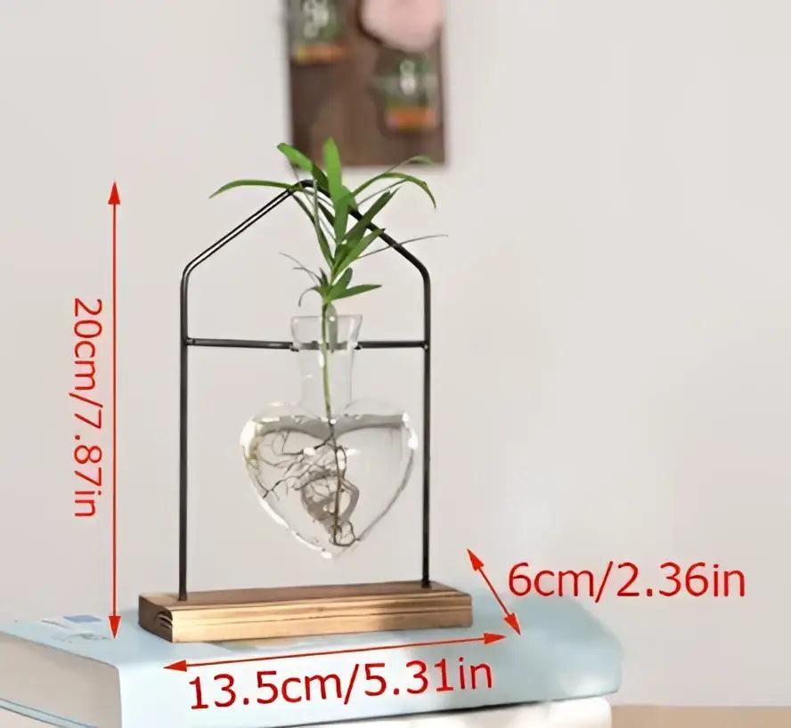 Glass Test Tube Vase Trio