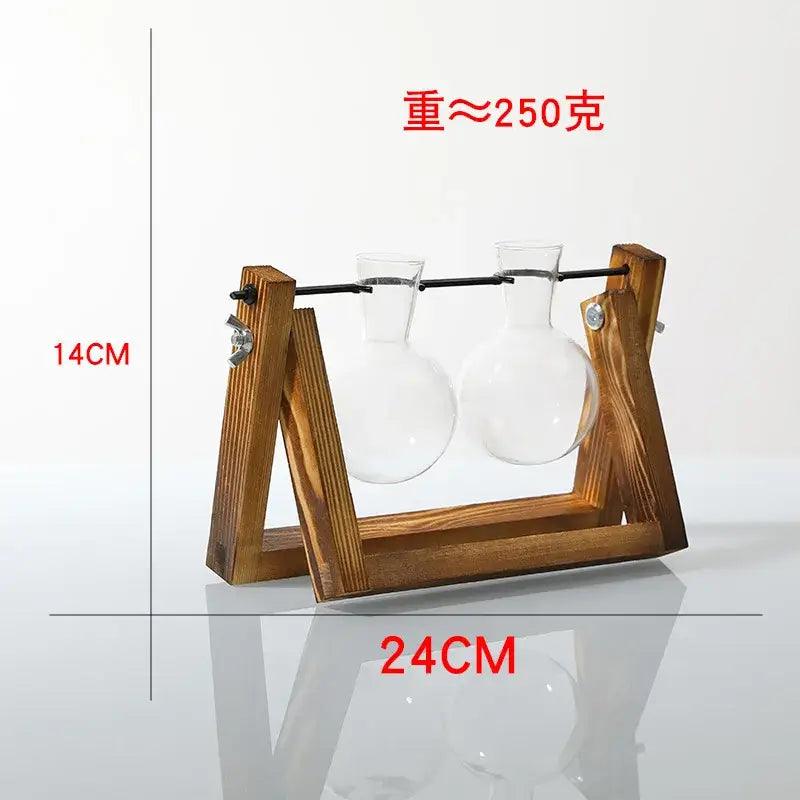 Glass Test Tube Vase Trio