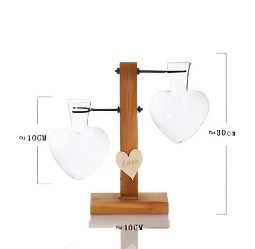Glass Test Tube Vase Trio