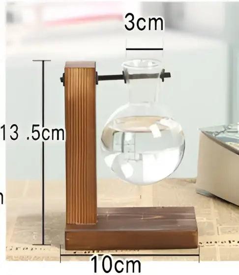 Glass Test Tube Vase Trio