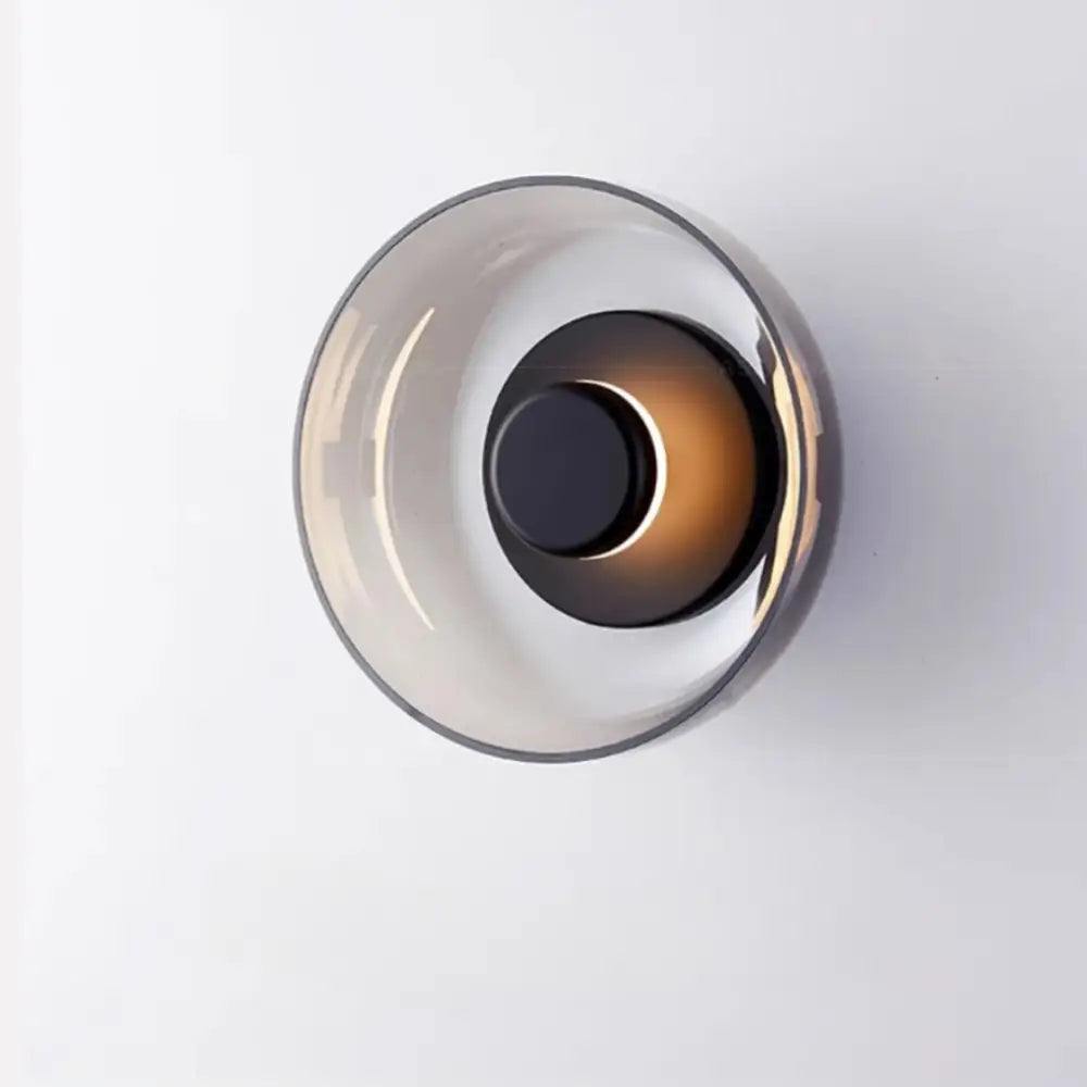 Gold Frosted Glass Sconce Set