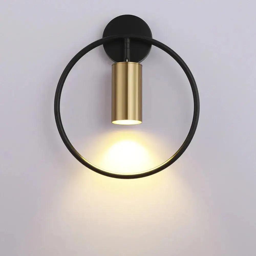 Black Gold Nordic Sconce