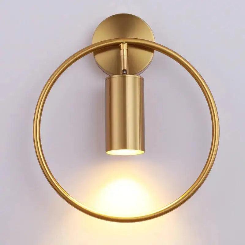 Black Gold Nordic Sconce