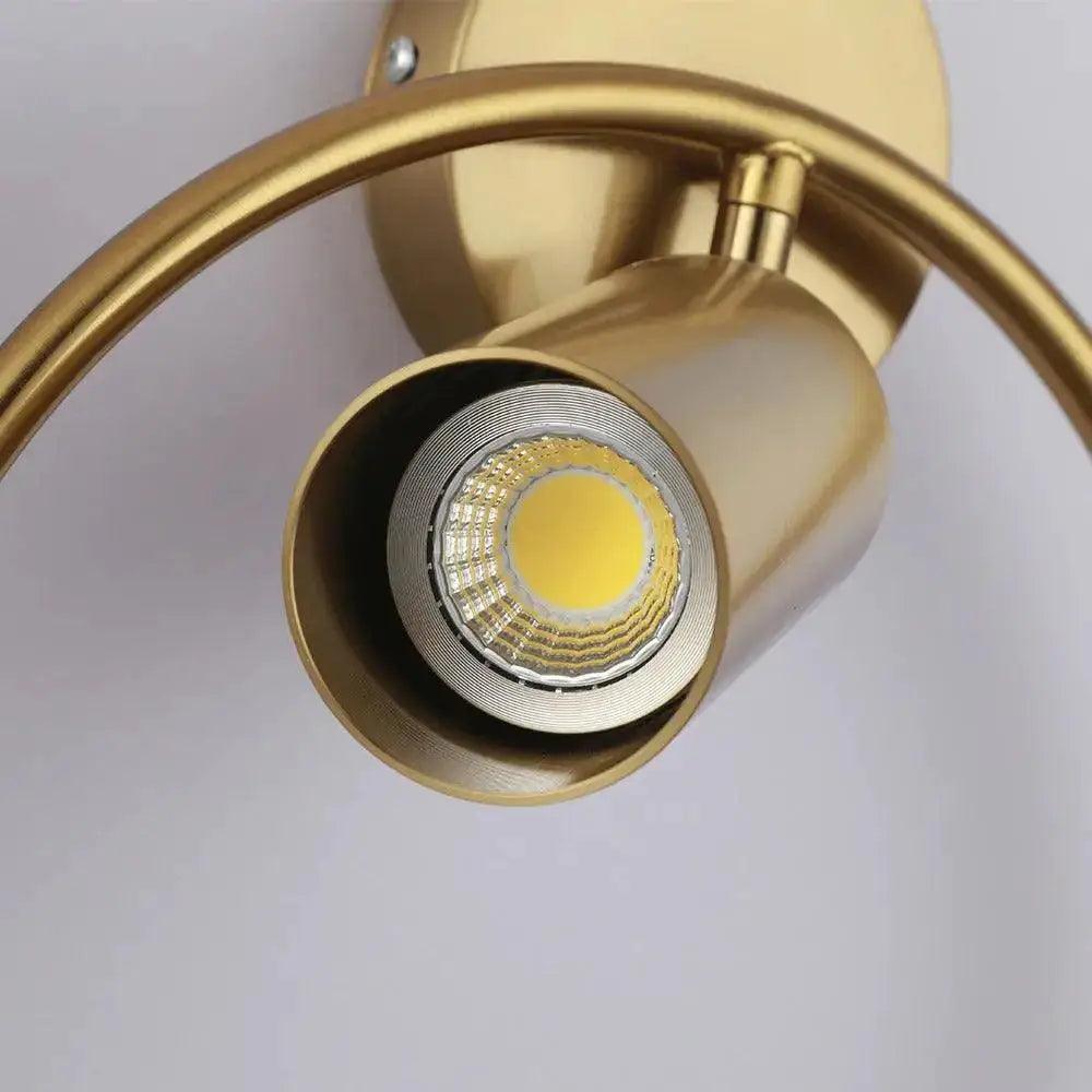 Black Gold Nordic Sconce
