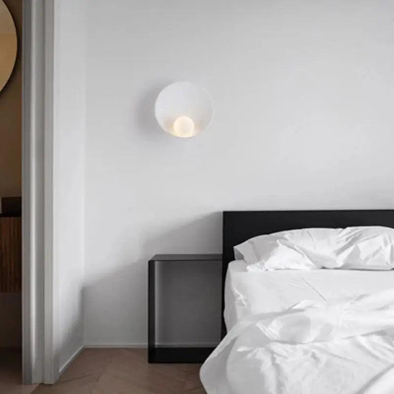 White Black LED Wall Sconce