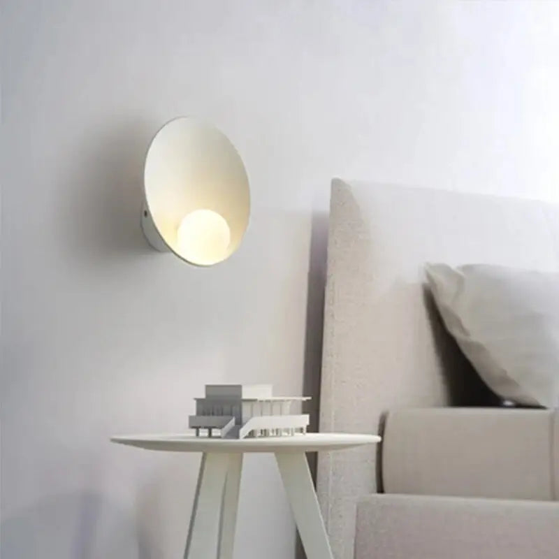 White Black LED Wall Sconce
