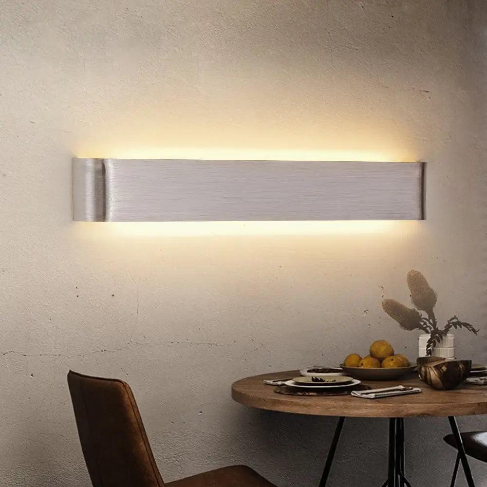 Black Modern Metal Wall Sconce 14-51cm