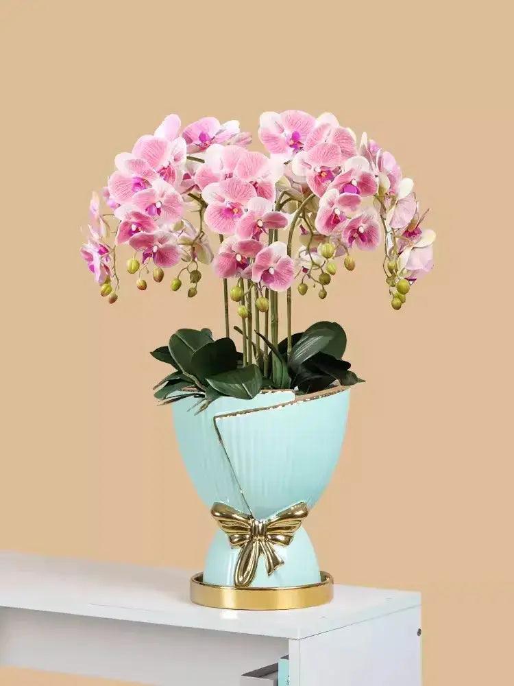 Red Mint Ceramic Vase Set