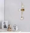Gold Textured Glass Sconce - Clear