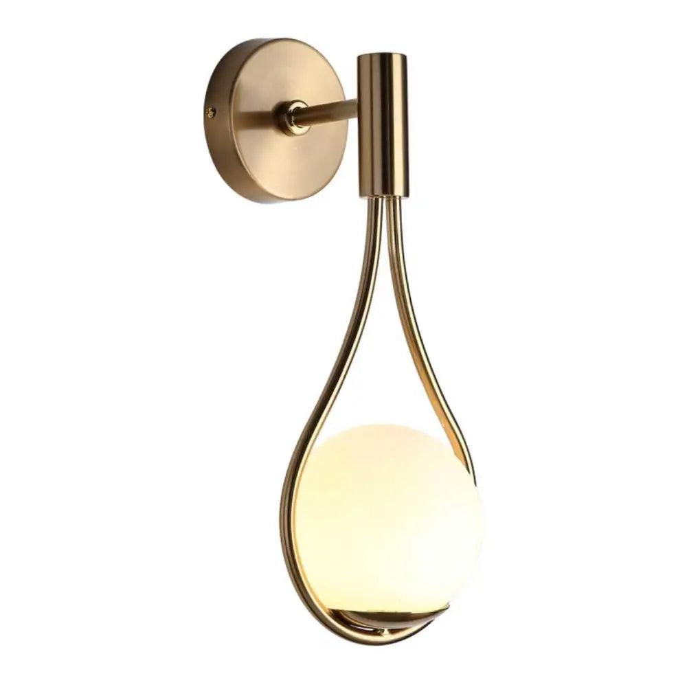 Black Teardrop Wall Sconce
