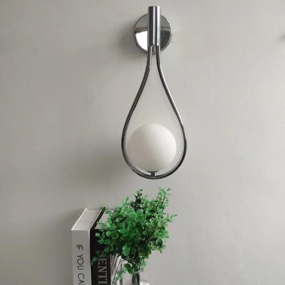 Black Teardrop Wall Sconce