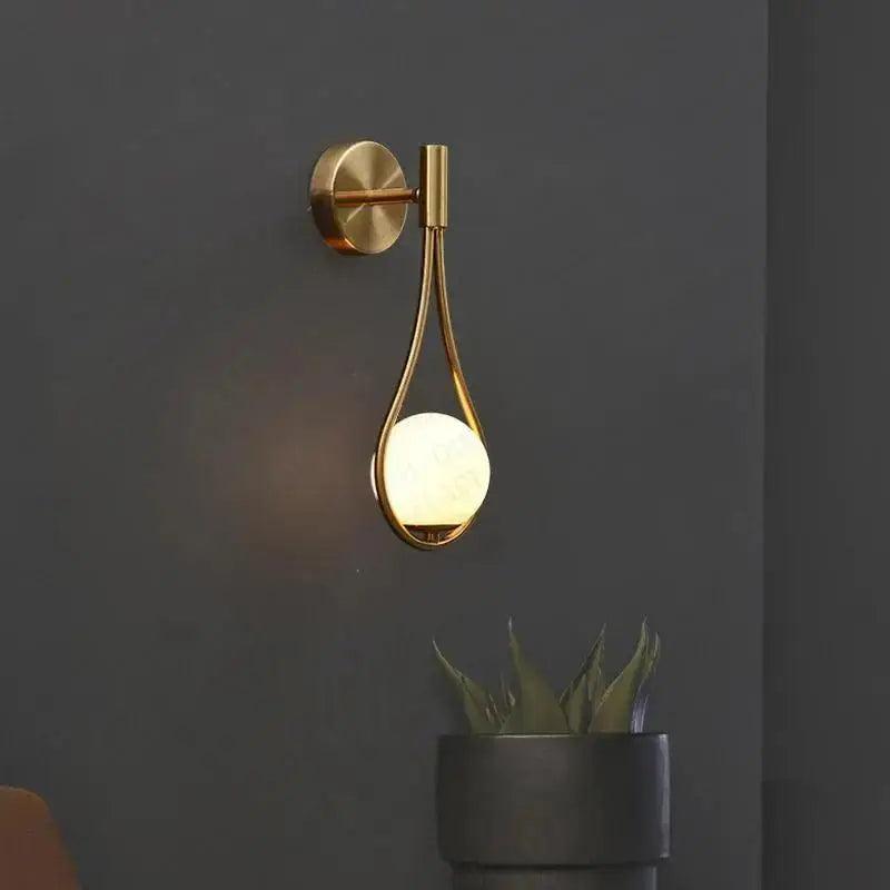 Black Teardrop Wall Sconce