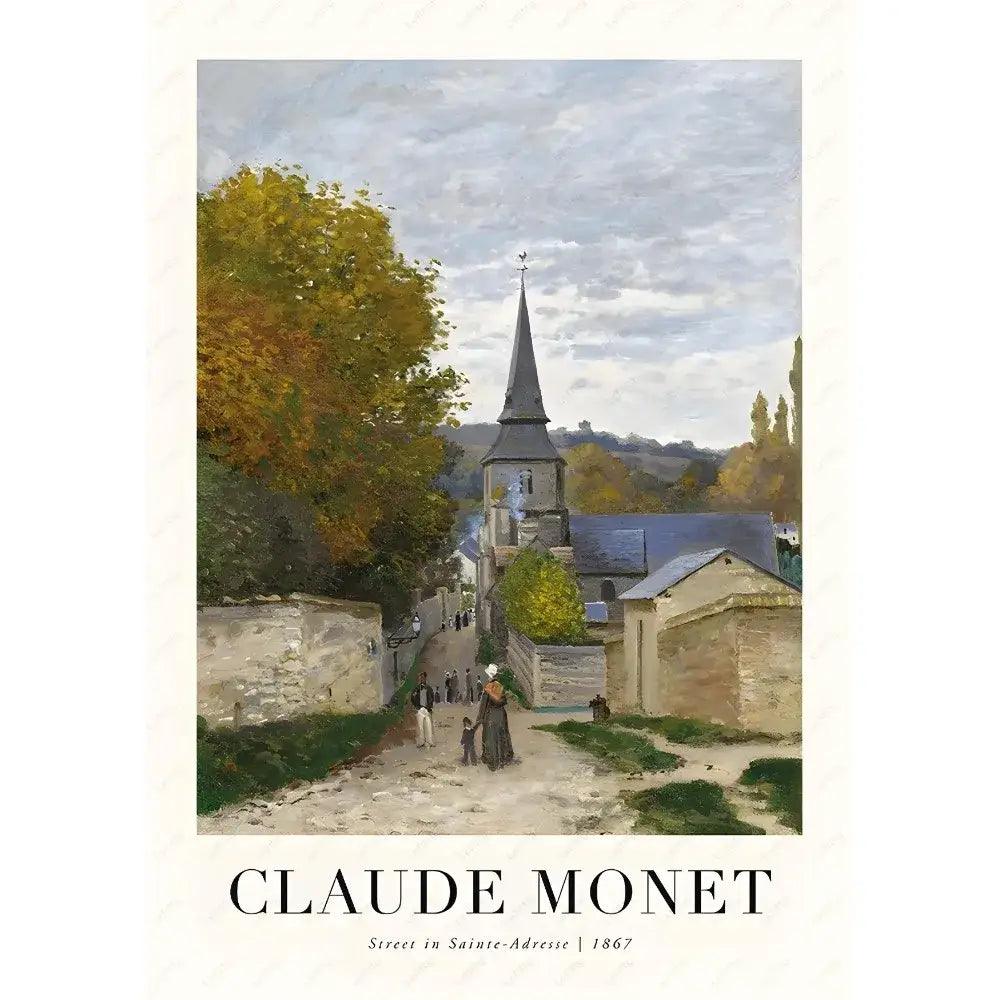 Monet Wildflower Poster Print