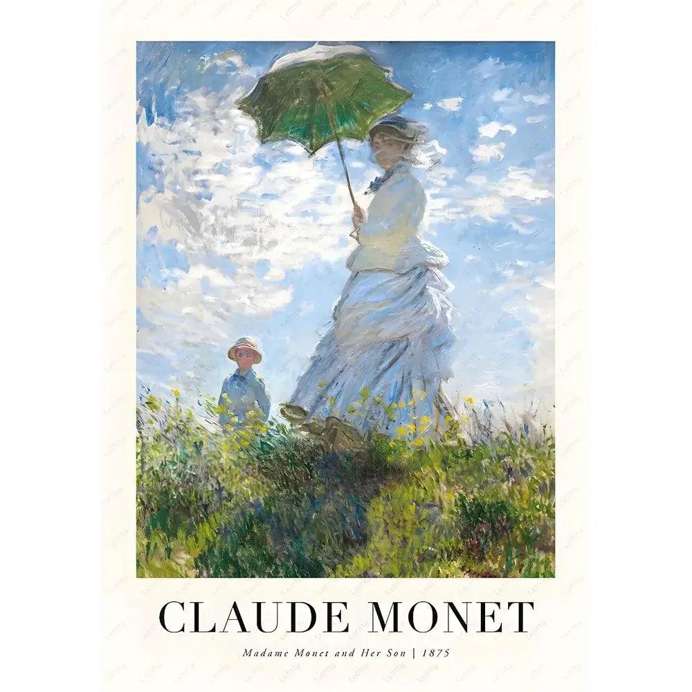 Monet Wildflower Poster Print