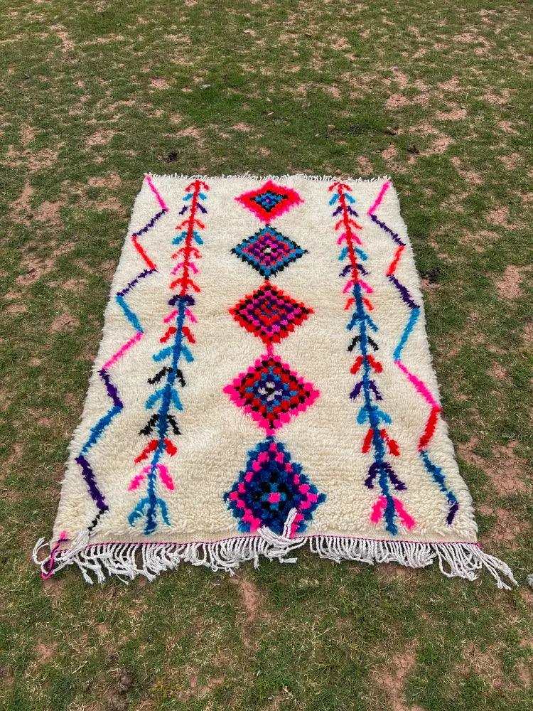 Beige Geometric Rug