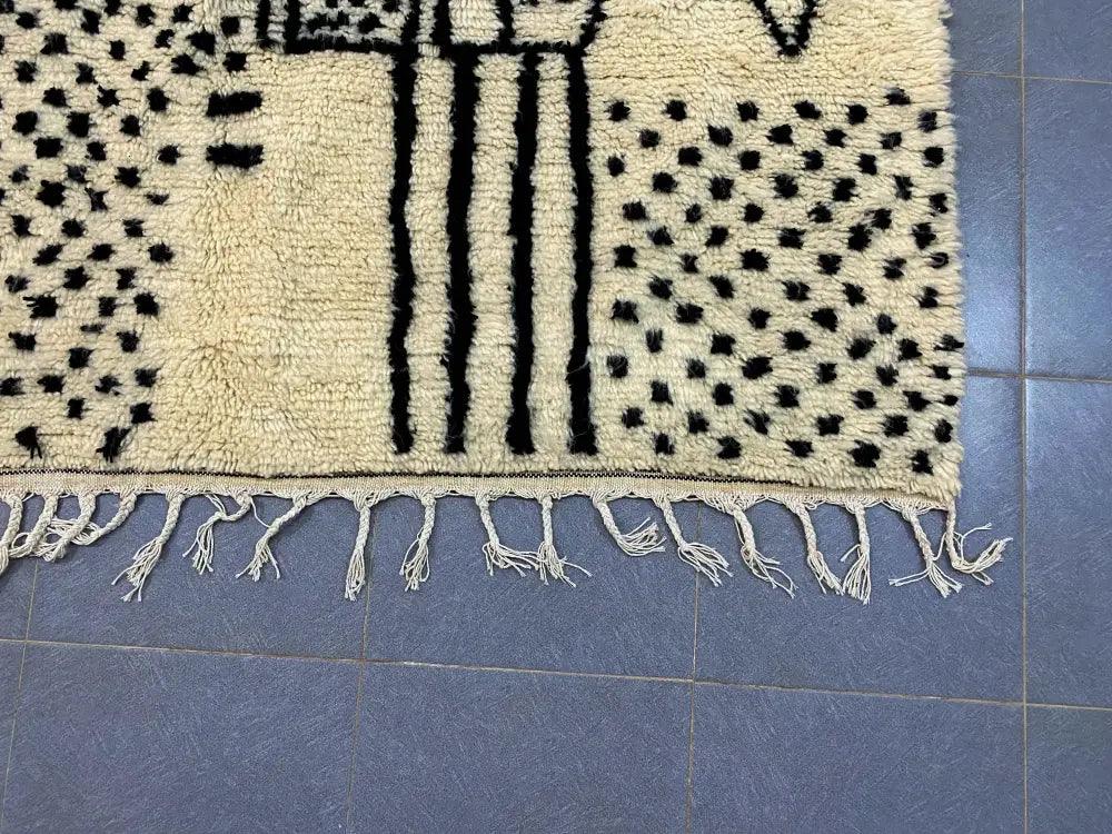 Cream Black Azilal Rug