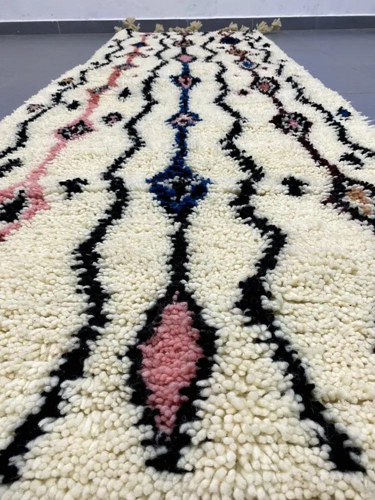 Cream Geometric Runner Rug
