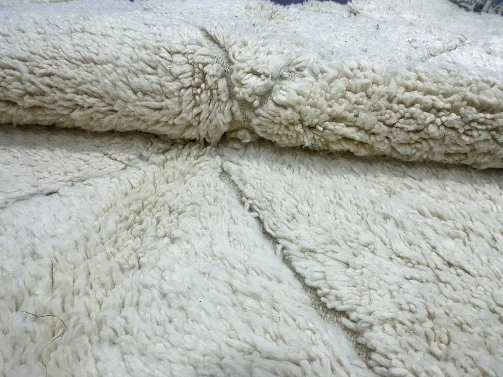 Cream Diamond Moroccan Rug