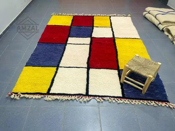 Geometric Beni Ouarain Rug