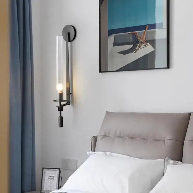 Gold Glass Wall Sconce